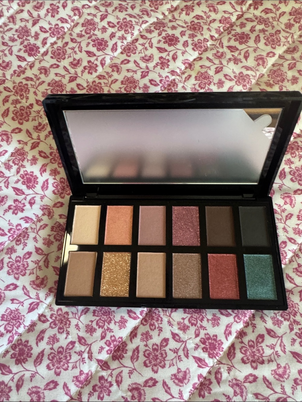 Lancome Eyeshadow Palette — Champagne, Rose, Copper, Brown & Teal Shades